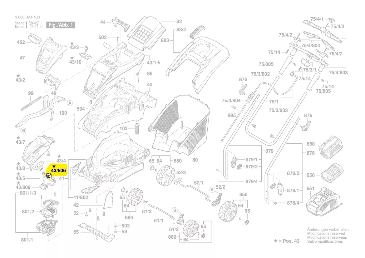 Interrupteur réf. F 016 104 250 BOSCH